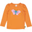 HELLO butterfly puff  sleeve top