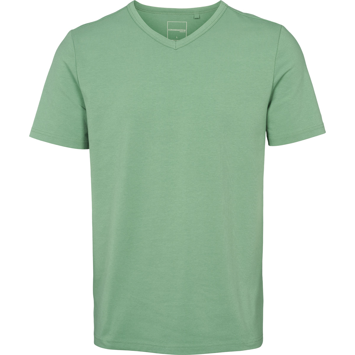 Green v neck t shirt best sale