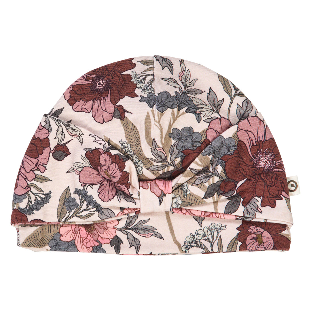 BLISS floral printed bow hat