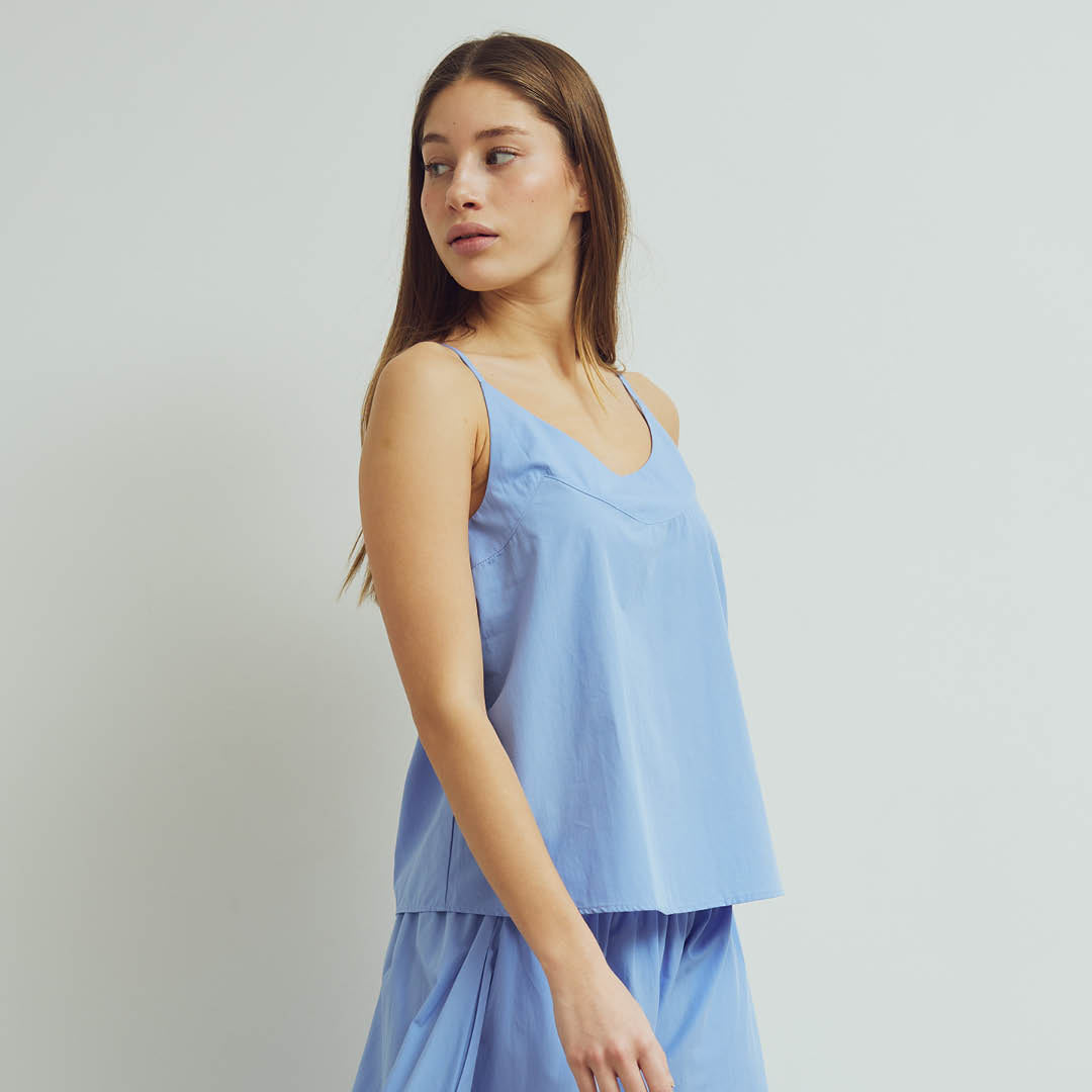 POPLIN strap top – by Green Cotton COM
