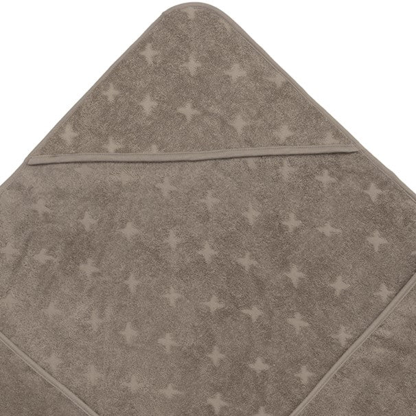 Baby towel with hood in organic cotton 100 x 100 cm