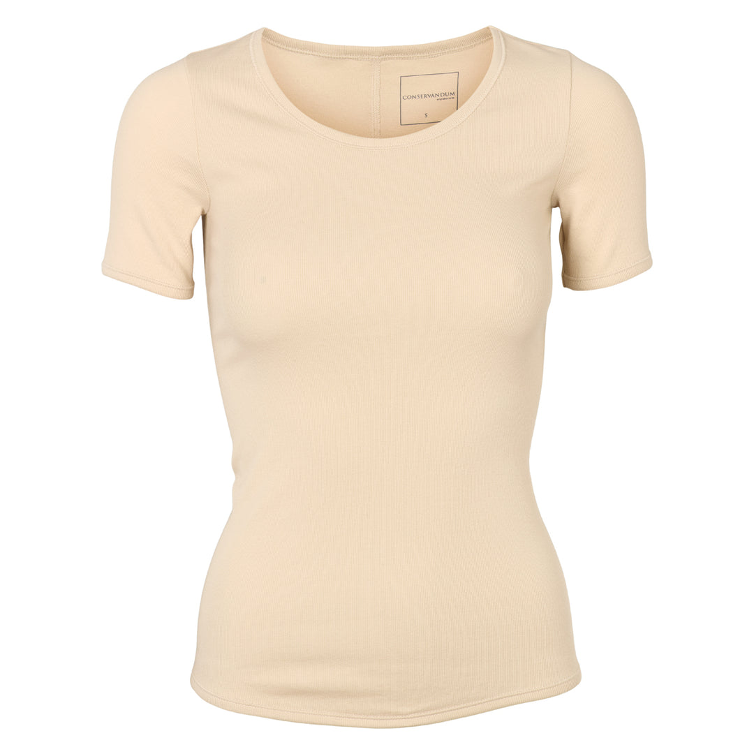 CALM RIB short sleeve T-shirt