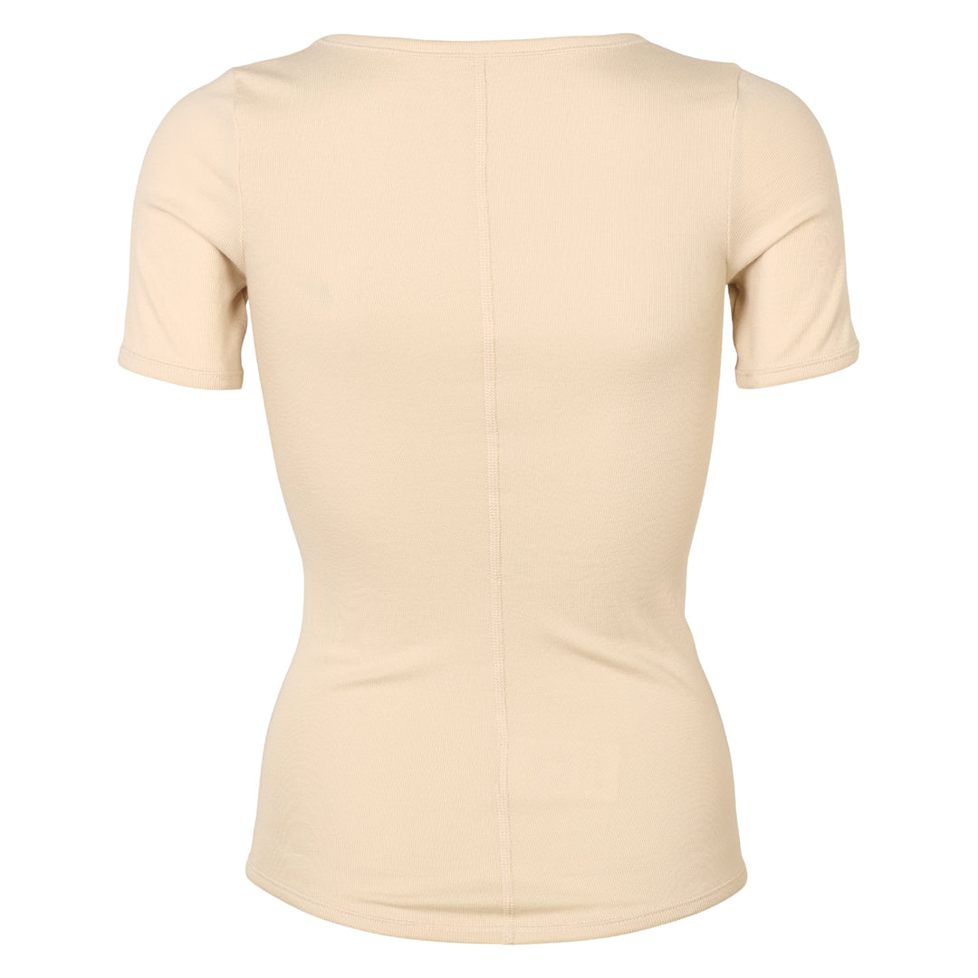 CALM RIB short sleeve T-shirt