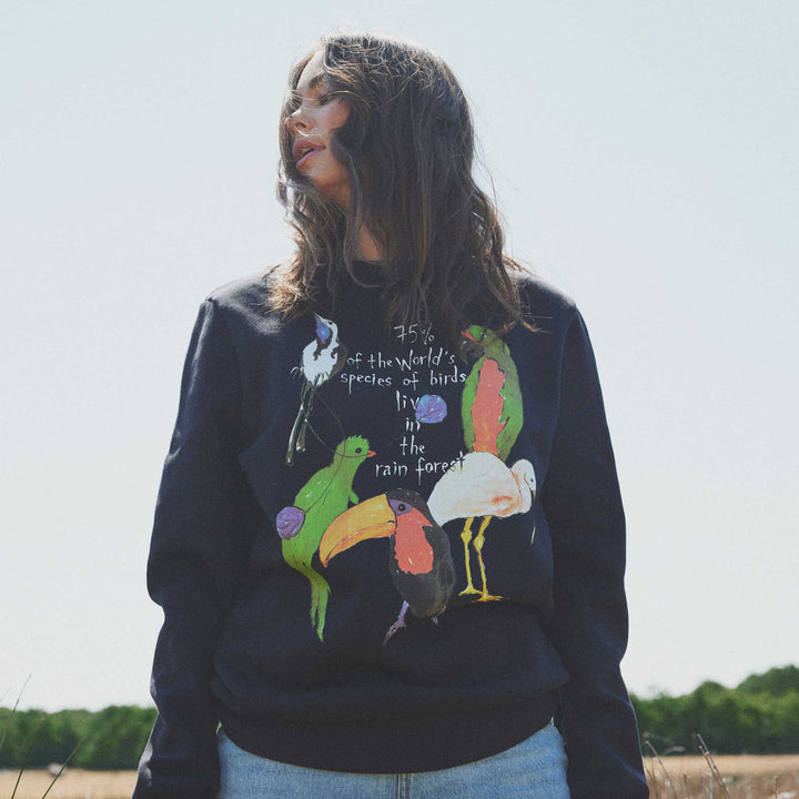 WWF birds sweatshirt - adult