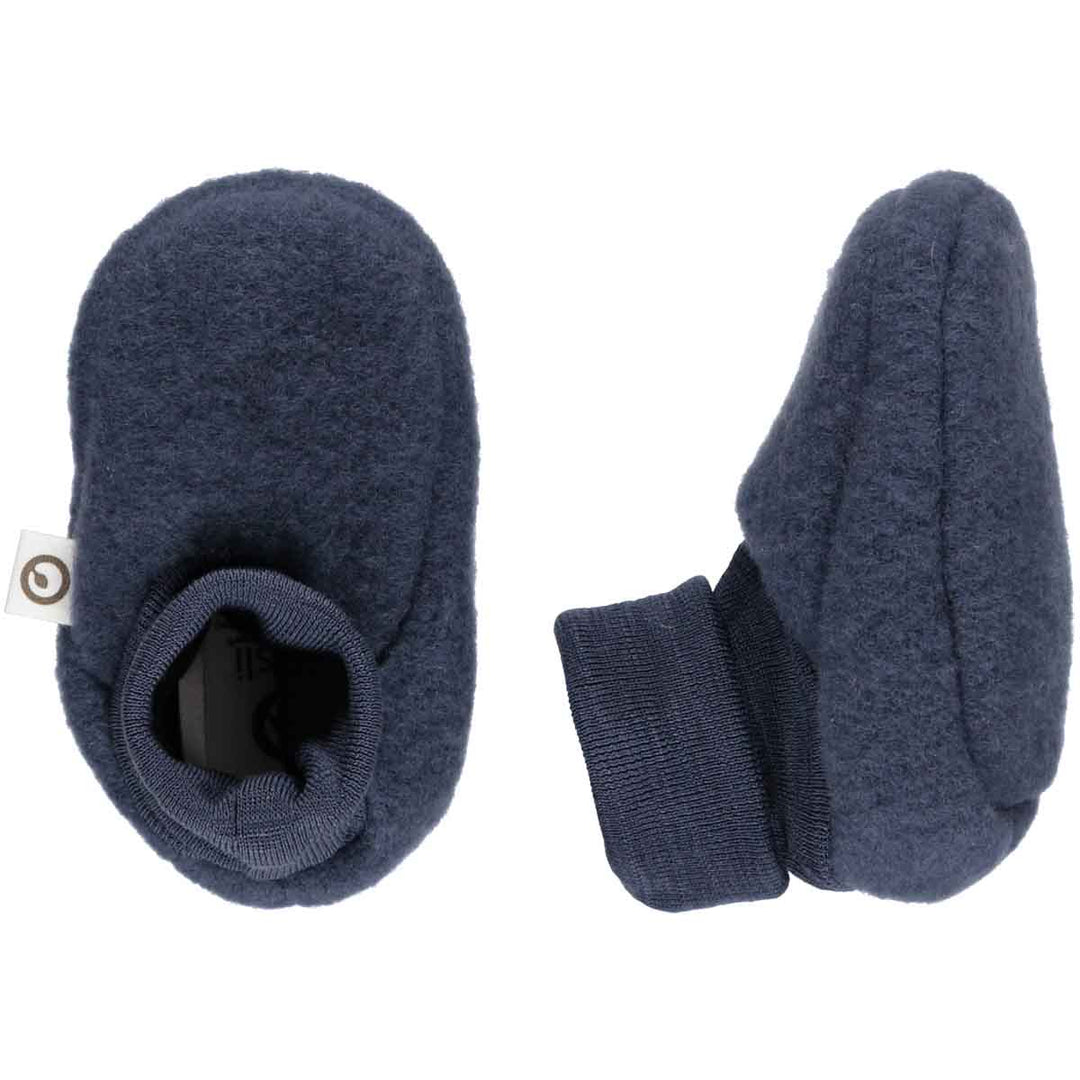 WOOLLY booties in merino wool fleece