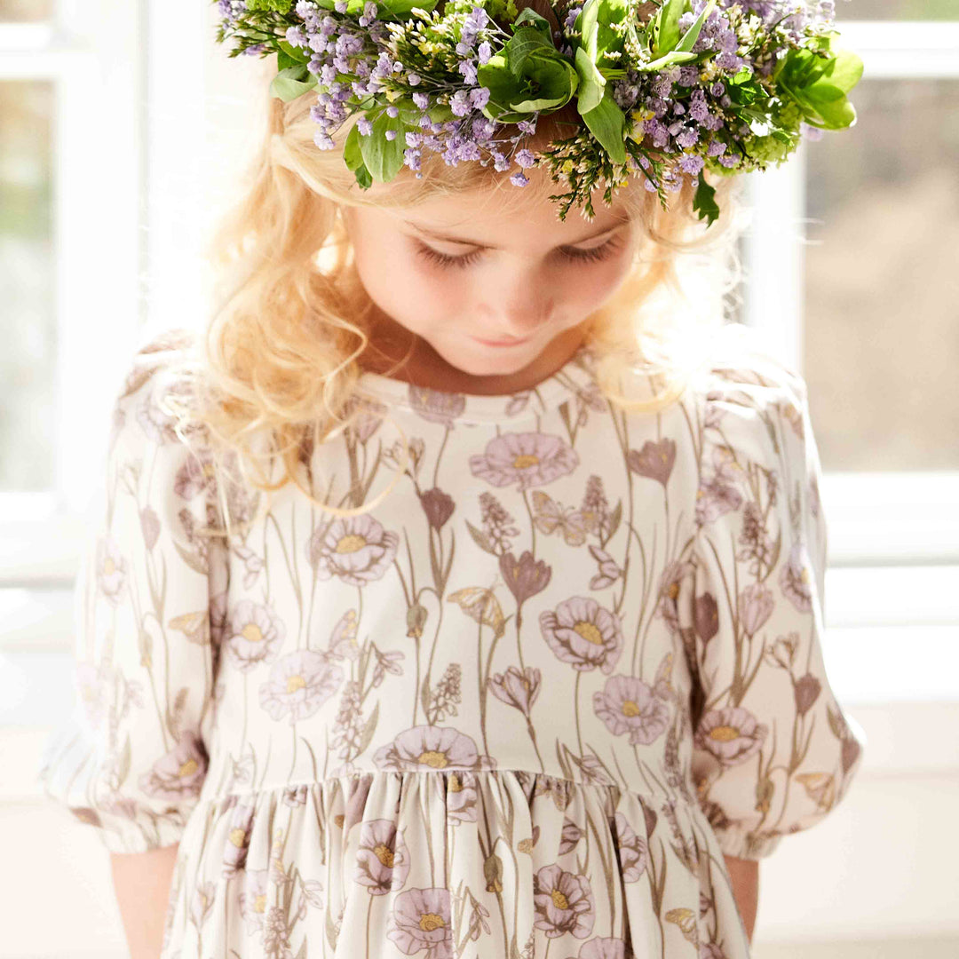 CROCUS dress with floralprint