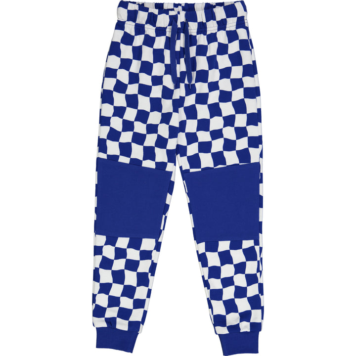 RACING checkered sweatpants