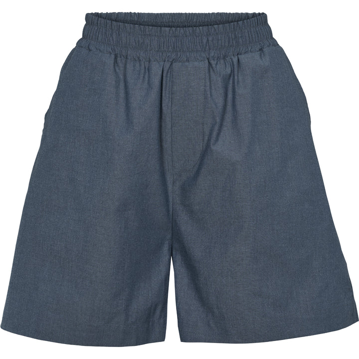 CHAMBRAY shorts with pockets