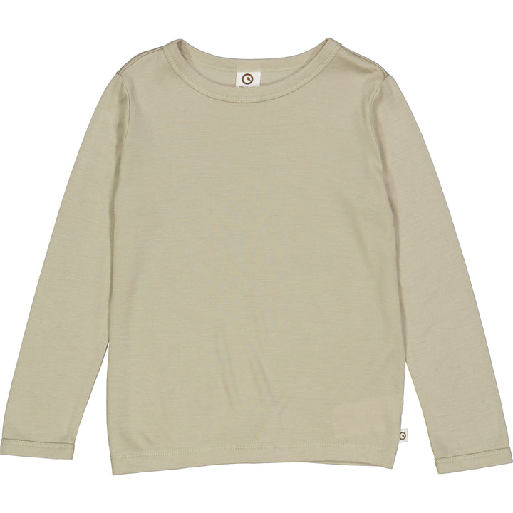 WOOLLY SILK top with long sleeves