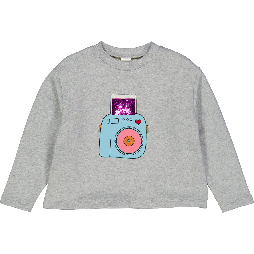 HELLO camera sweatshirt