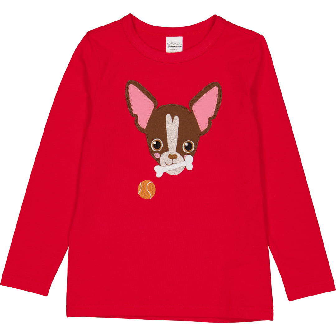 HELLO dog long sleeve T-shirt