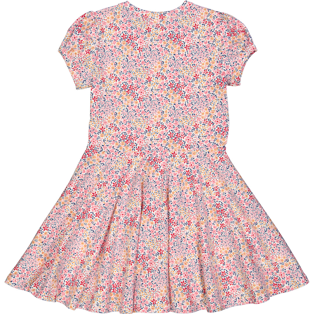 BLOOM puff sleeve floralprinted dress