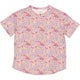 BLOOM oversize T-shirt with floralprint