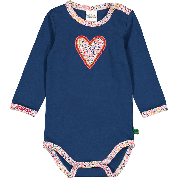 BLOOM heart applique body