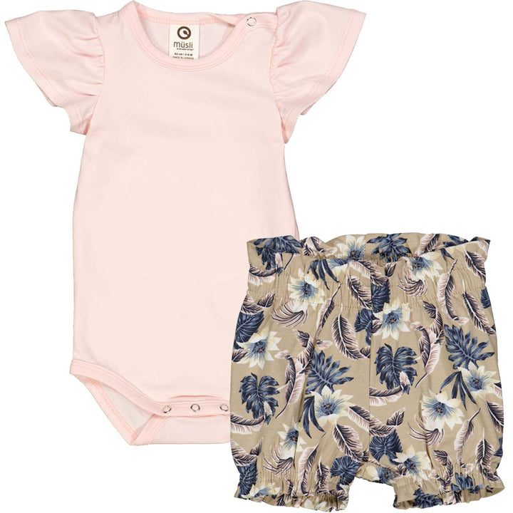 LILY frill body and bloomers set