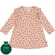 BERRY printed frill dress