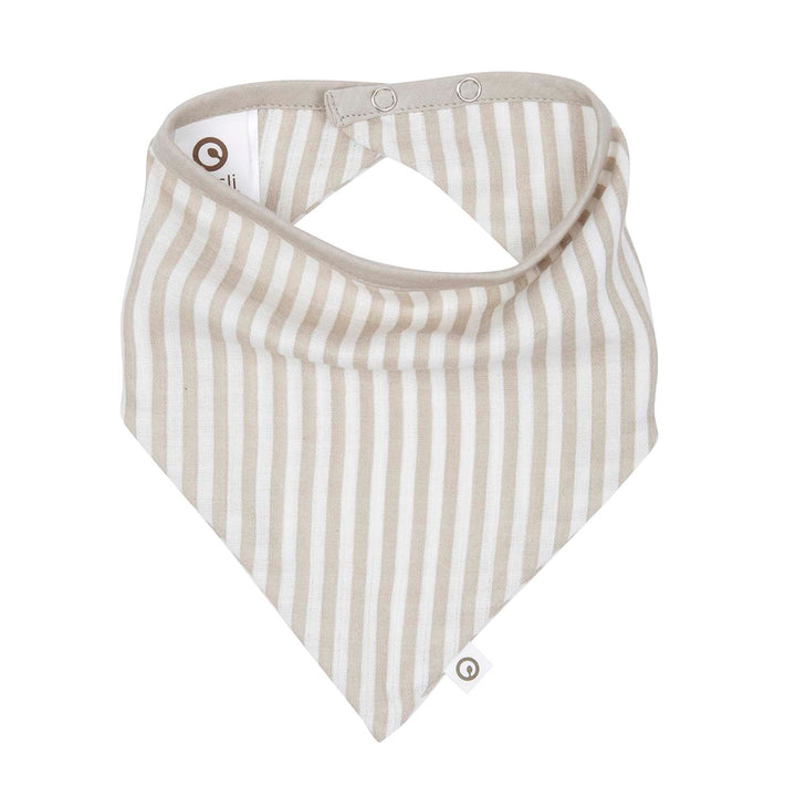 STRIPE muslin bib