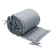SOLID cot bumper with ties 32x360 cm