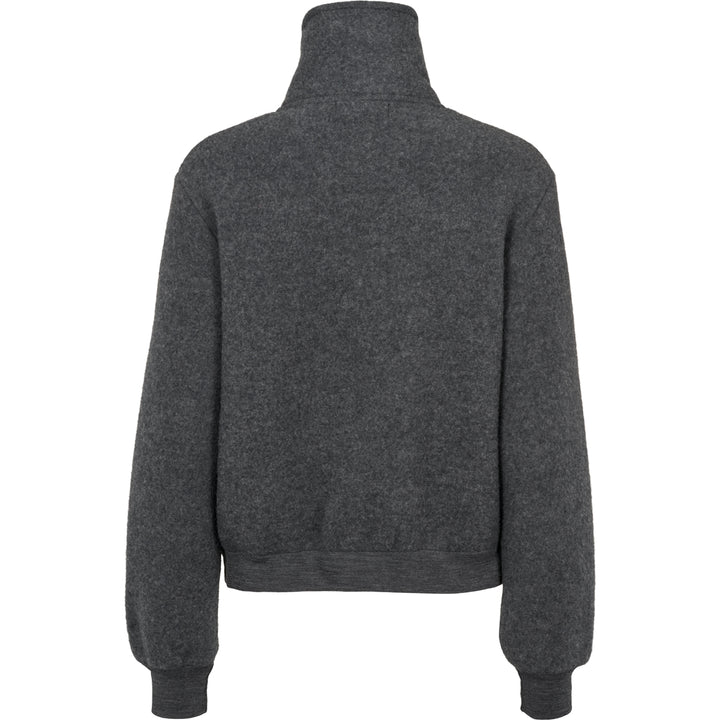 WOOL fleece zip jacket