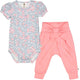 PETIT puff sleeve body and bow pants