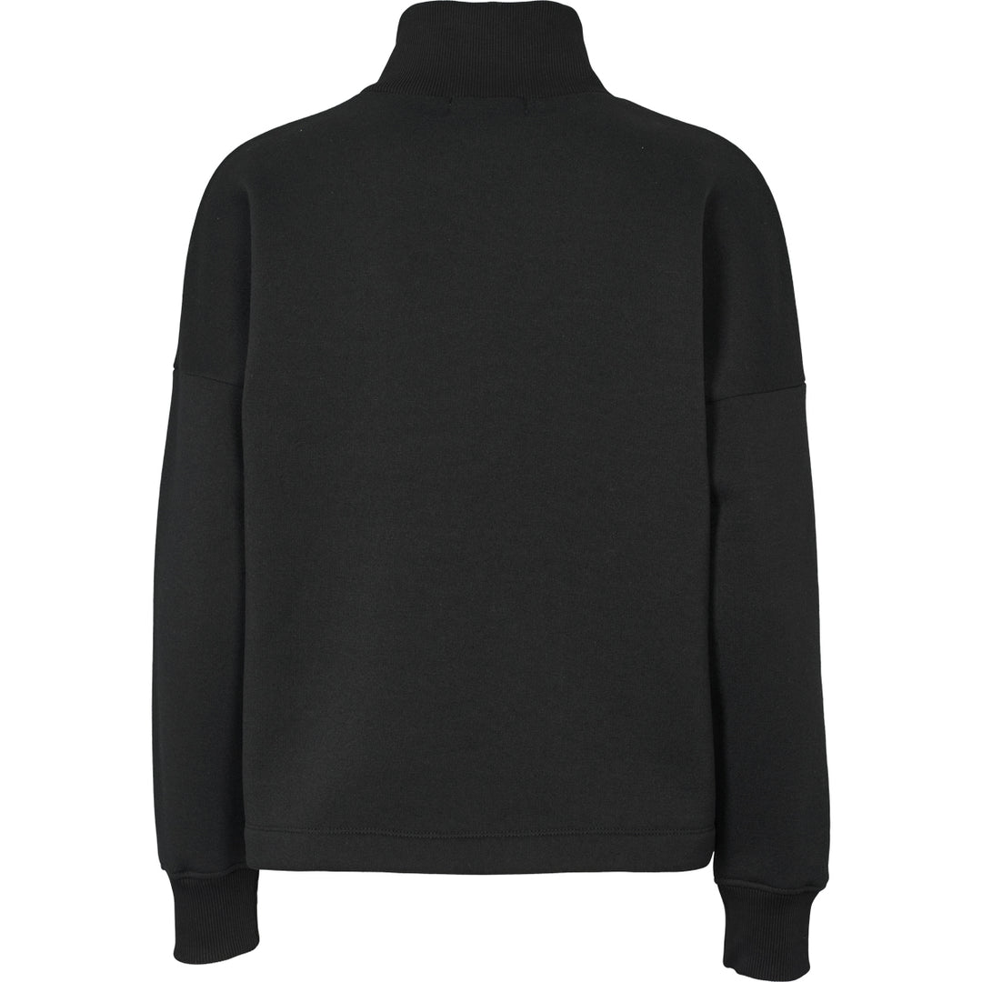 SWEAT zip collar sweatshirt