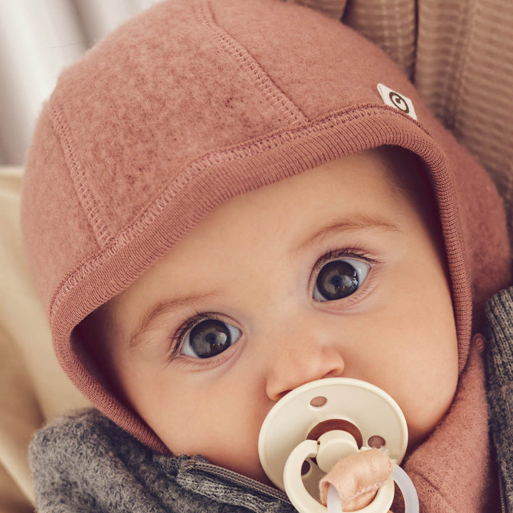 WOOLLY hat in merino wool fleece