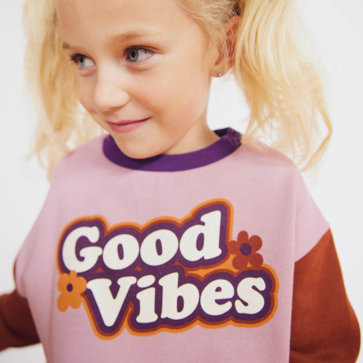 VIBES sweatshirt with text