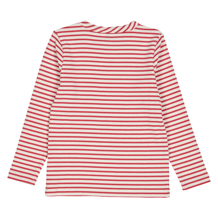 STRIPE rib longsleeve T-shirt