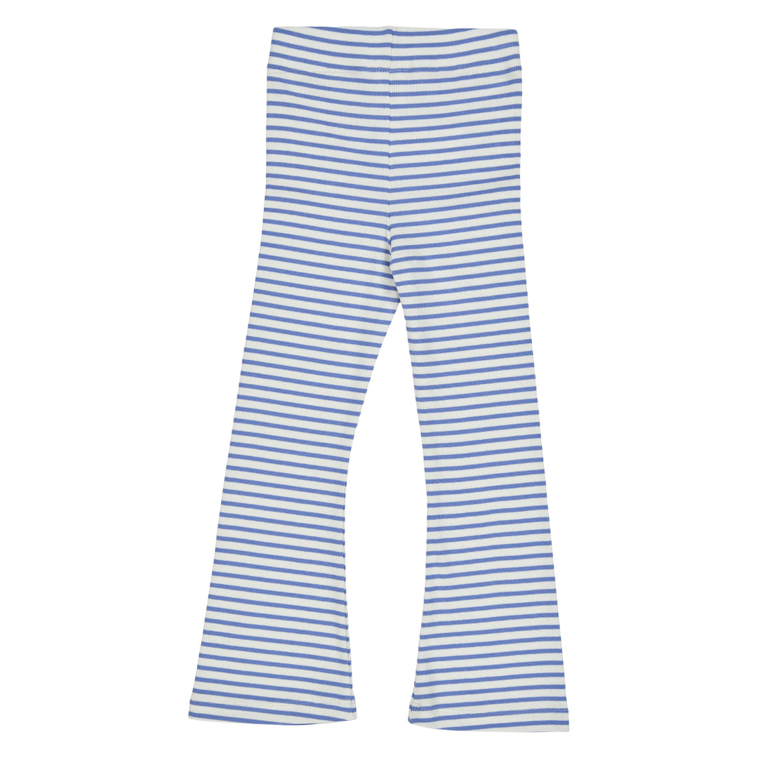 STRIPE rib flared pants