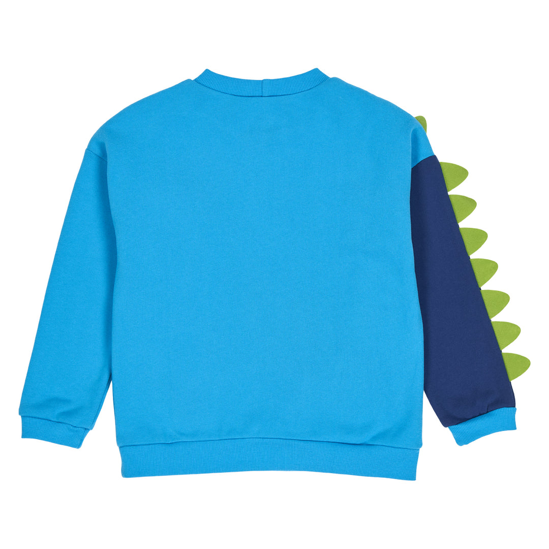 DINO spike applique sweatshirt