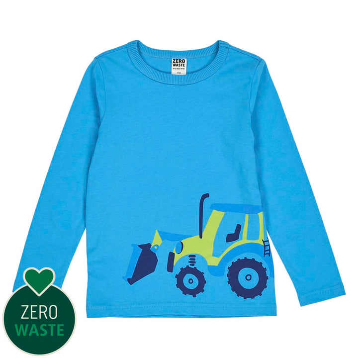 TRACTOR printed long sleeve top