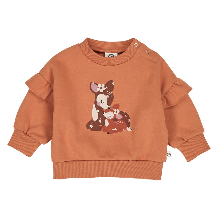 CEDAR deer frill sweatshirt