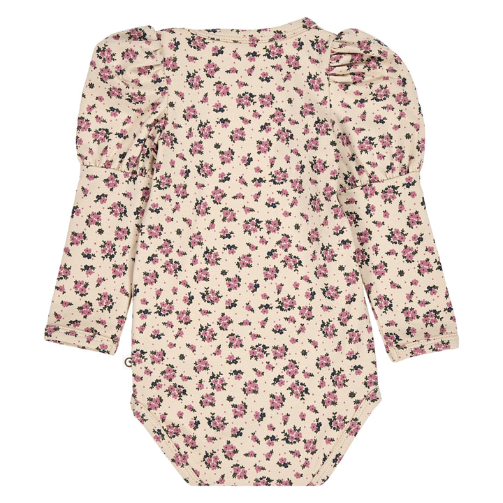ZINNA floral printet puff sleeve body