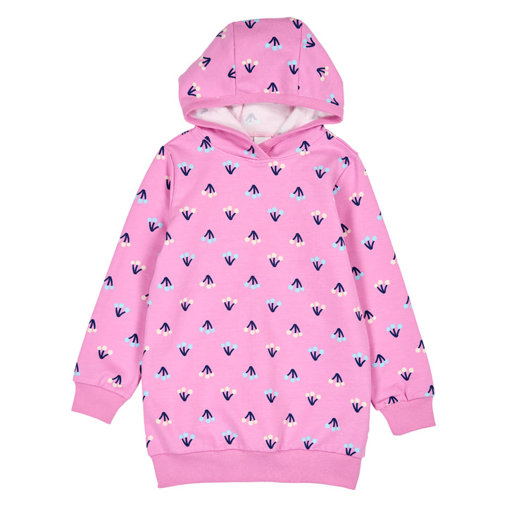 FLOWER sweat hoodie dress