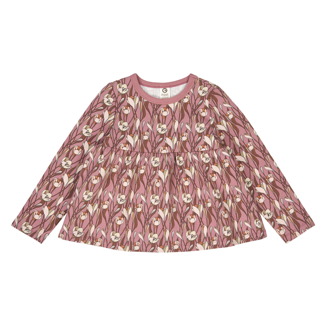 AUTUMN floral printed peplum top