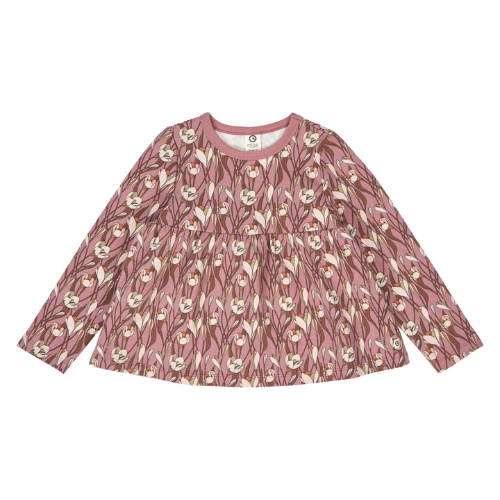 AUTUMN floral printed peplum top