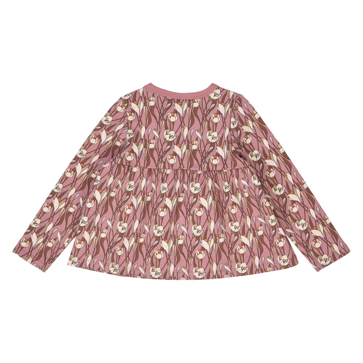 AUTUMN floral printed peplum top