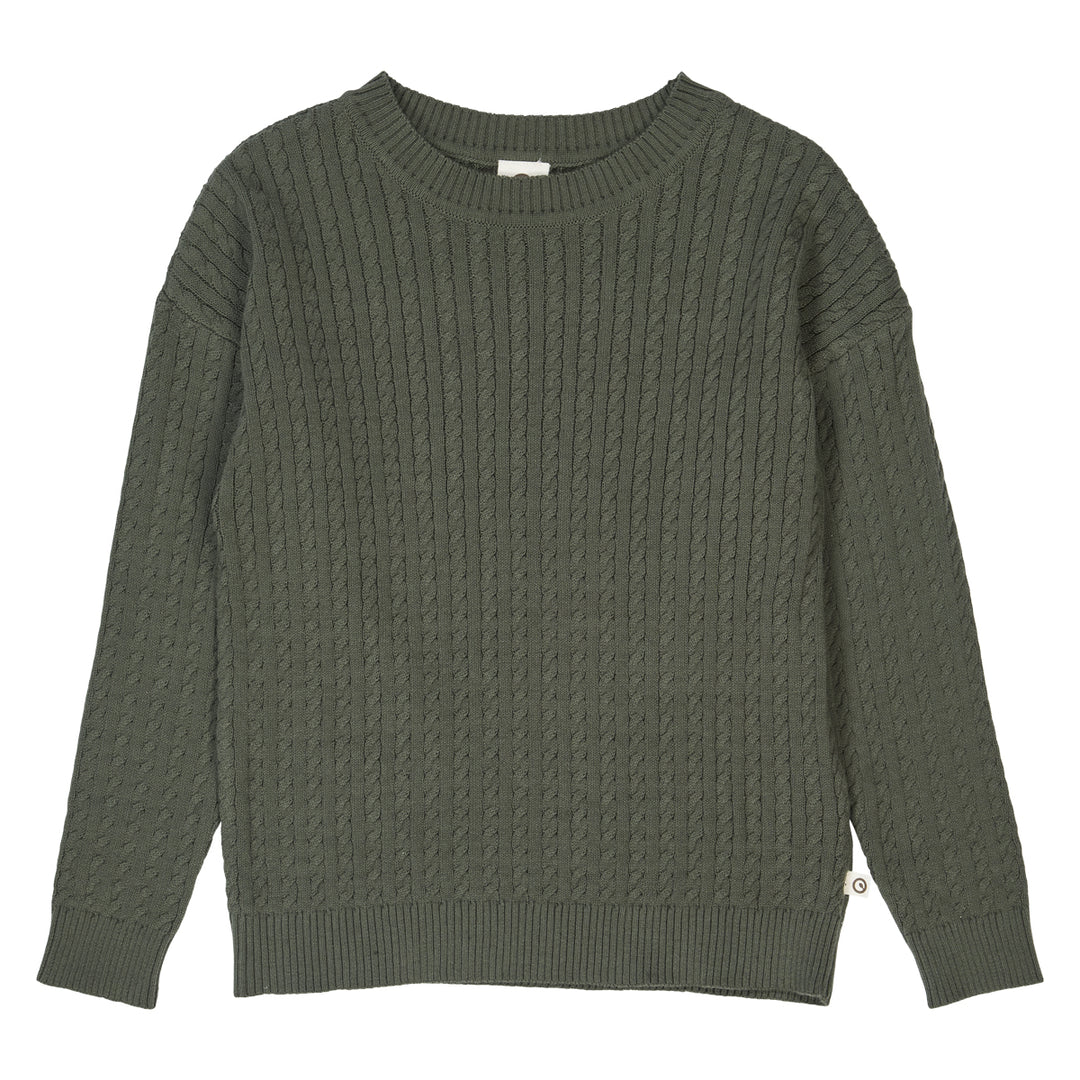 KNIT cableknitted sweater