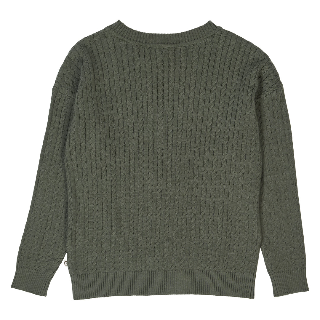 KNIT cableknitted sweater