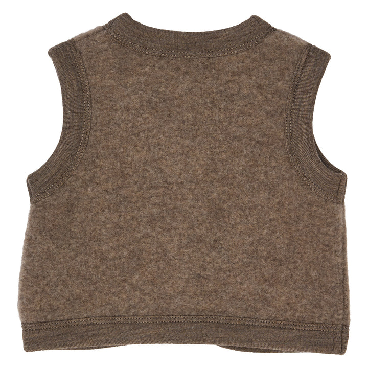 WOOLLY vest in merino wool fleece