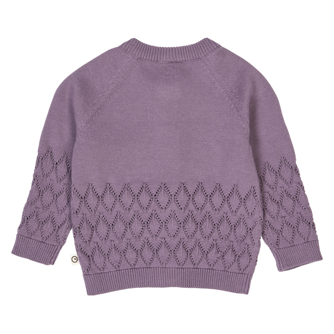 KNIT LEAF cardigan