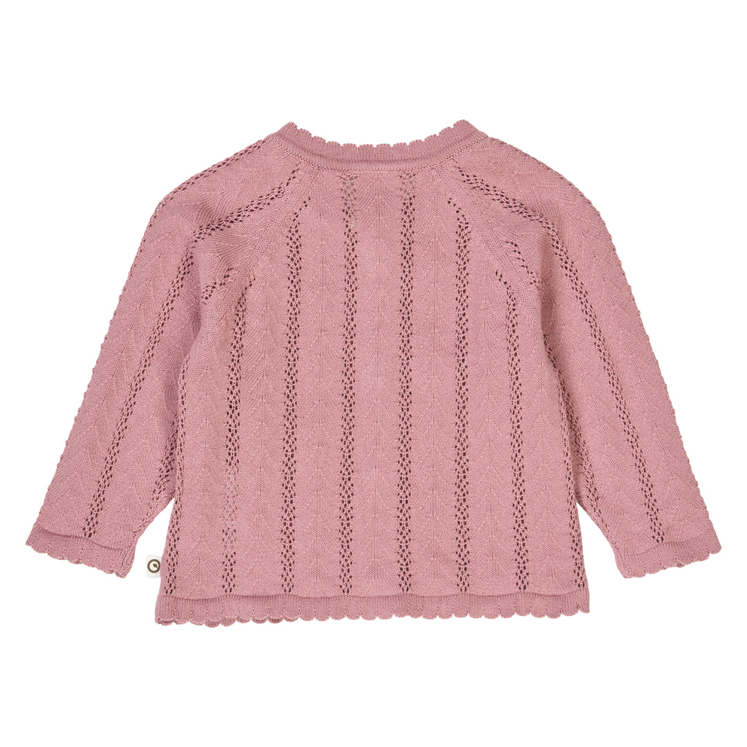 POINTELLE KNIT cardigan