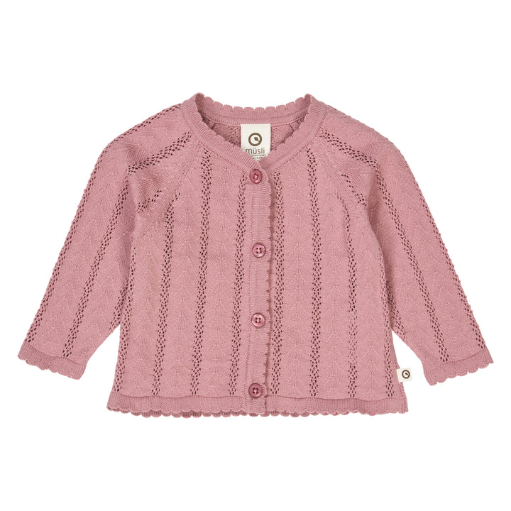 POINTELLE KNIT cardigan