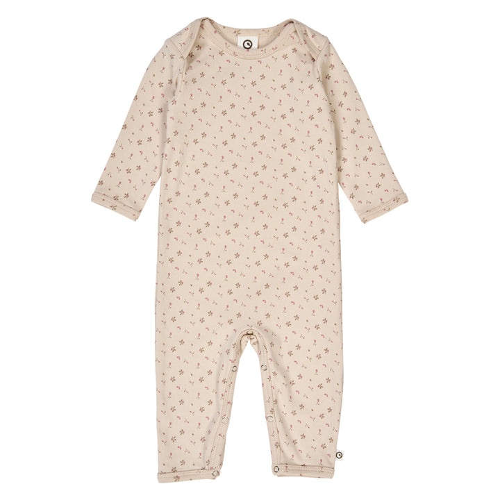 ASTER rib floralprinted bodysuit