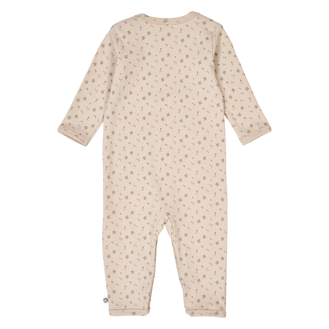 ASTER rib floralprinted bodysuit