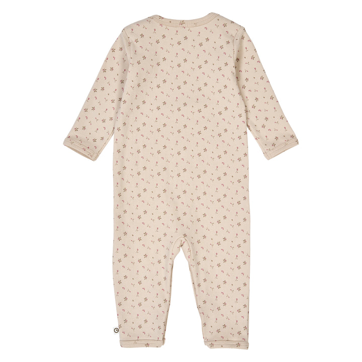 ASTER rib floralprinted bodysuit
