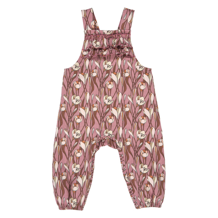 AUTUMN floralprinted overalls
