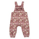 AUTUMN floralprinted overalls
