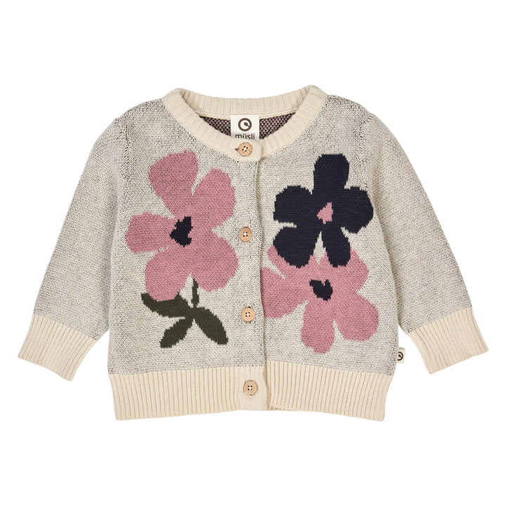 ZINNA floral knit cardigan