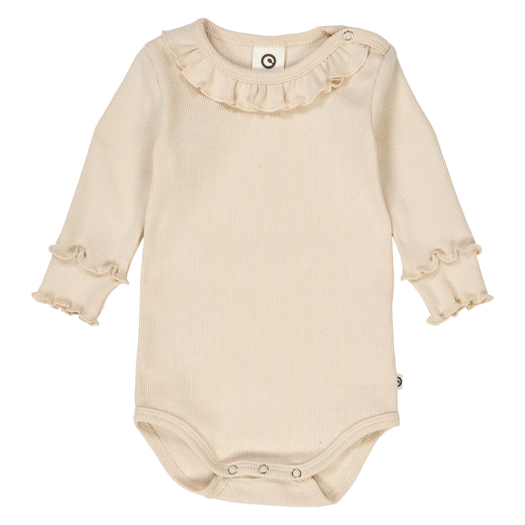 COZY ME RIB frill collar body